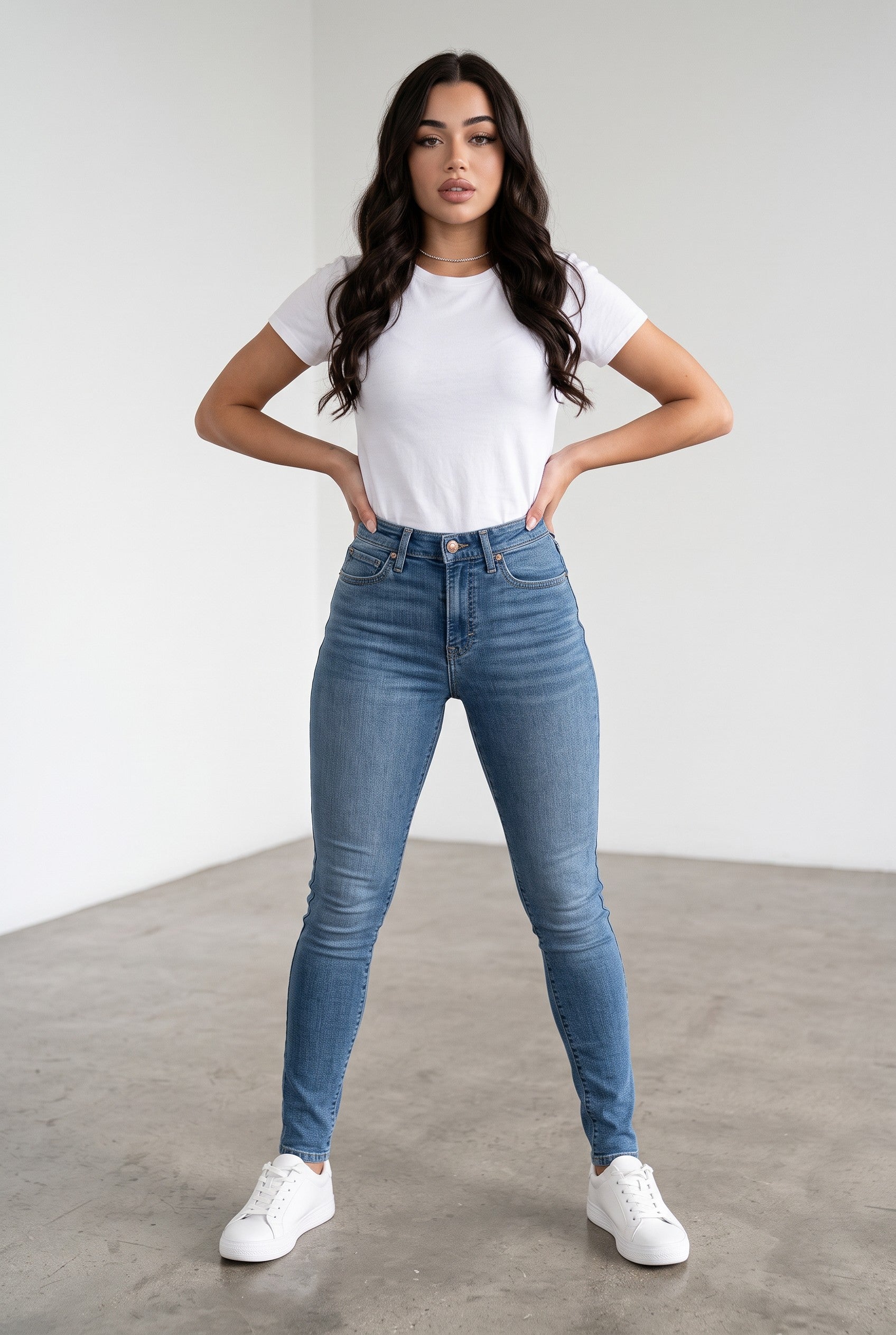 Levi's 711 Mid-Rise Skinny Jeans – Eternal Indigo Mid Wash