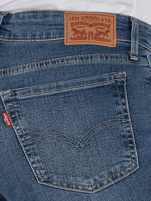 Levi's 711 Mid-Rise Skinny Jeans – Eternal Indigo Mid Wash