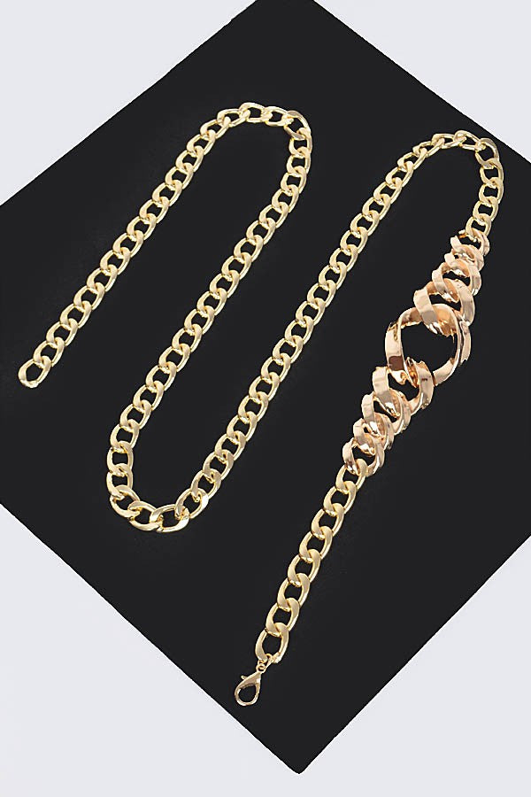 Chunky Curb Chain Link Belt