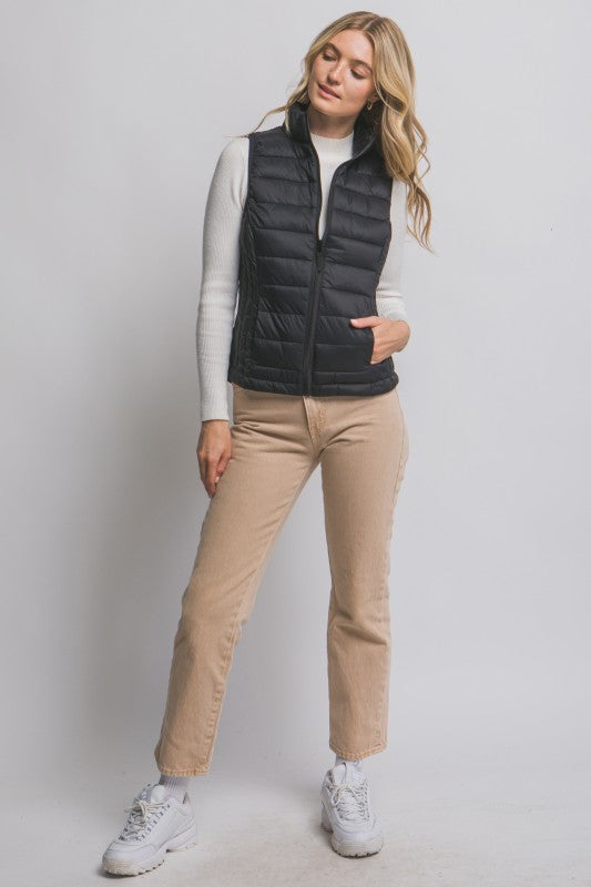 Lightweight Down Packable Puffer Vest