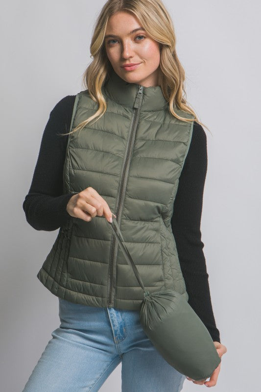 Lightweight Down Packable Puffer Vest