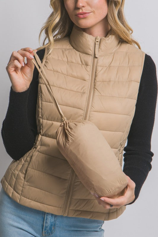 Lightweight Down Packable Puffer Vest