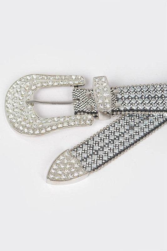 Rhinestone Western Belt