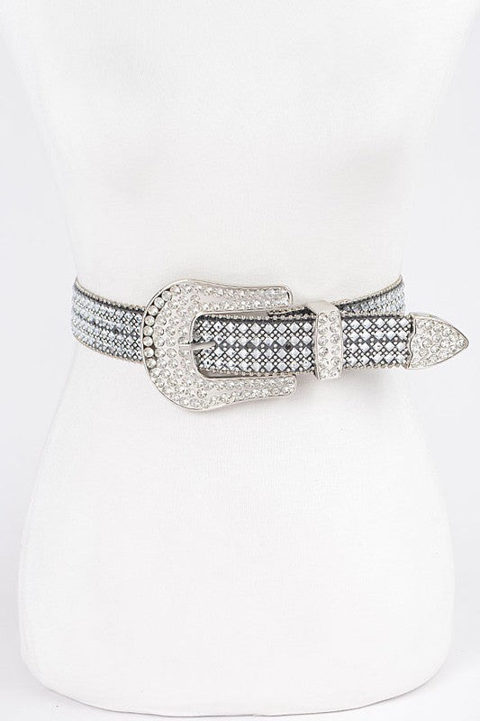 Rhinestone Western Belt