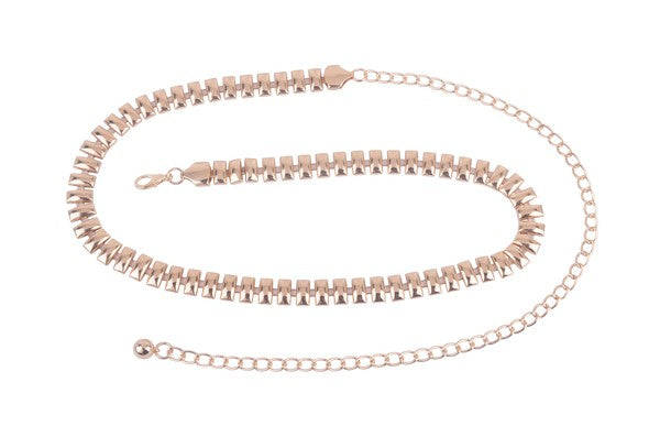 Rectangular Boho Chain Belt