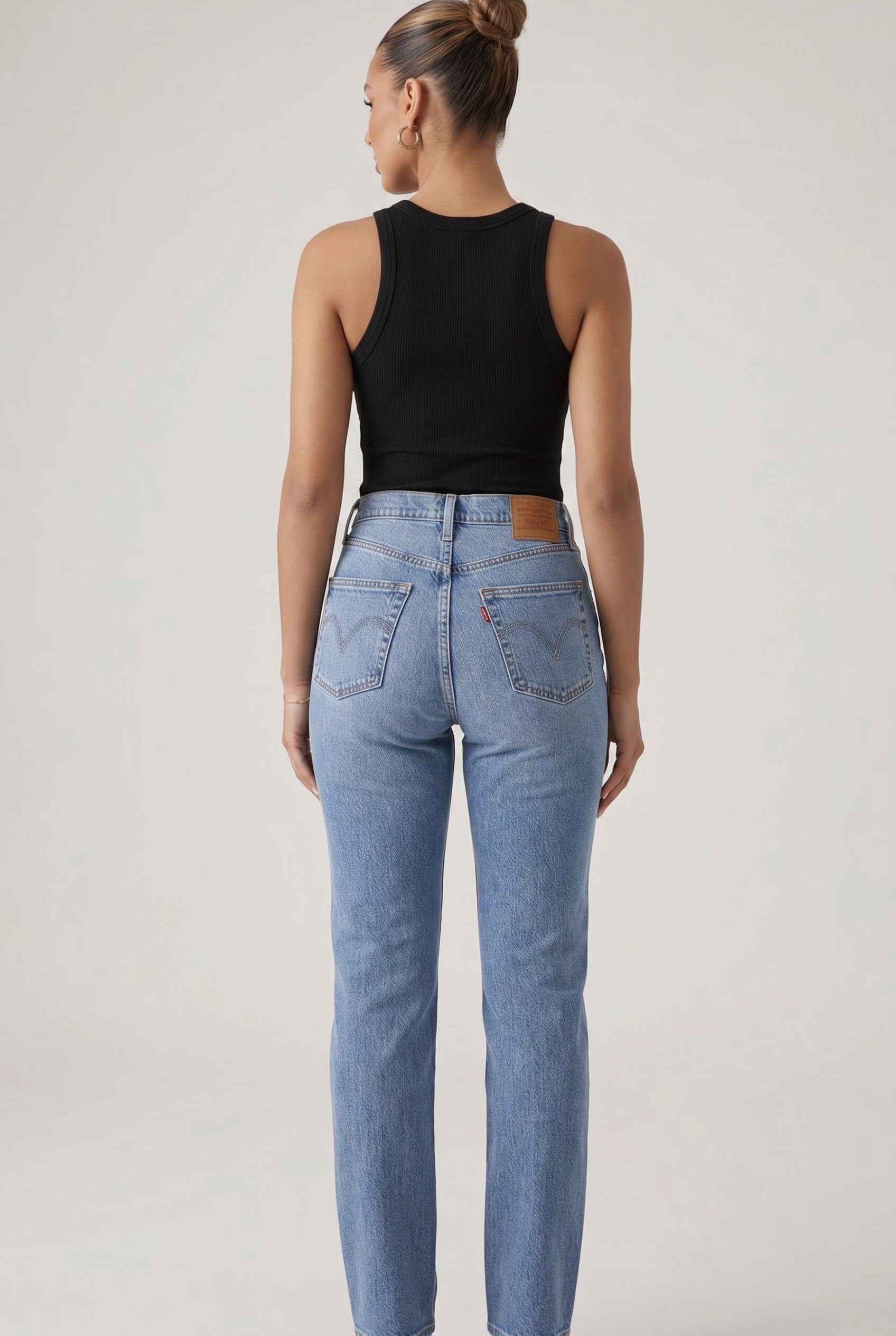 Levi’s 501 Curve Straight-Leg Jeans