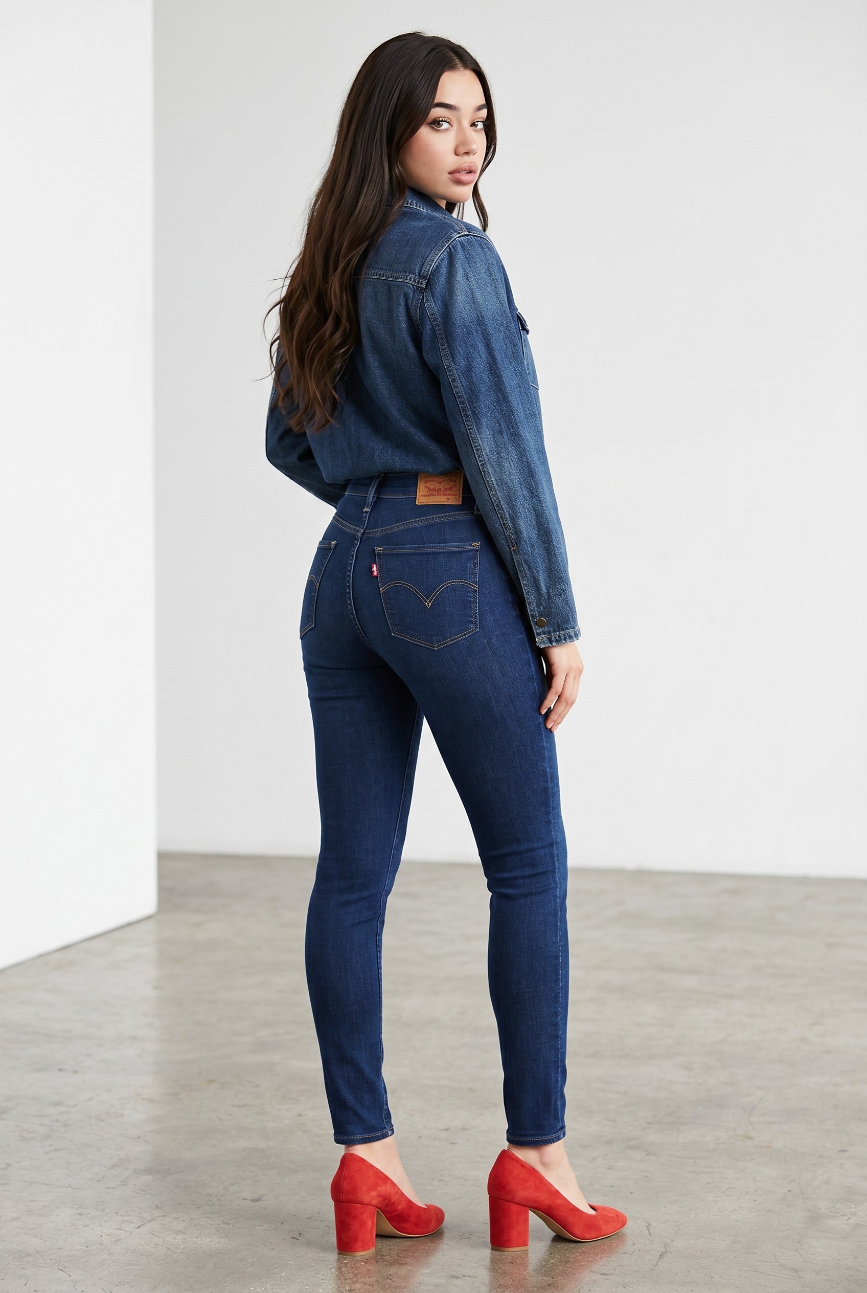 Levi's 720 High-Rise Super Skinny Jeans – Medium Wash