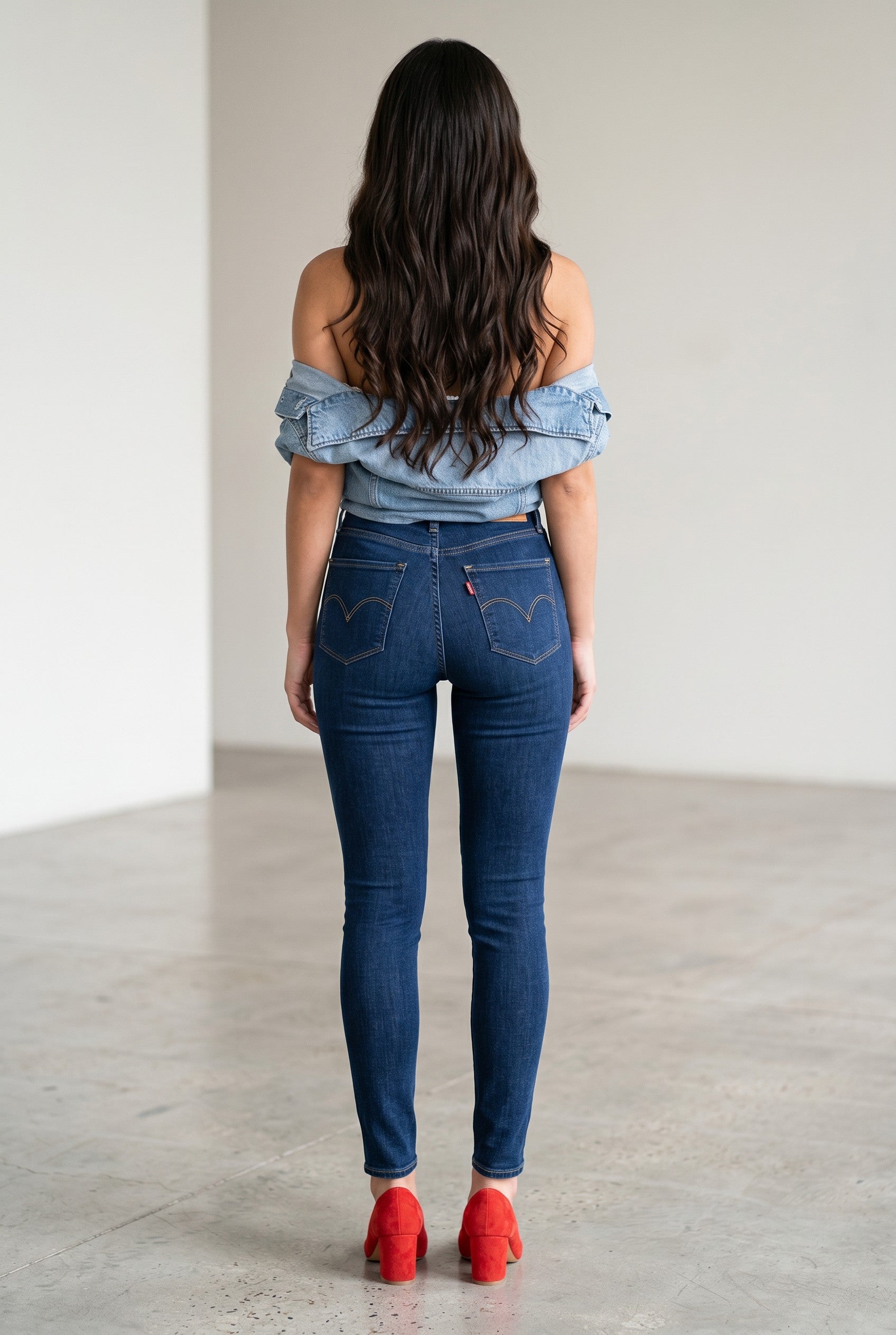 Levi's 720 High-Rise Super Skinny Jeans – Medium Wash
