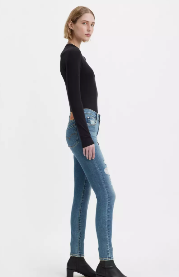 Levi's 711 Skinny Mid Rise Jeans