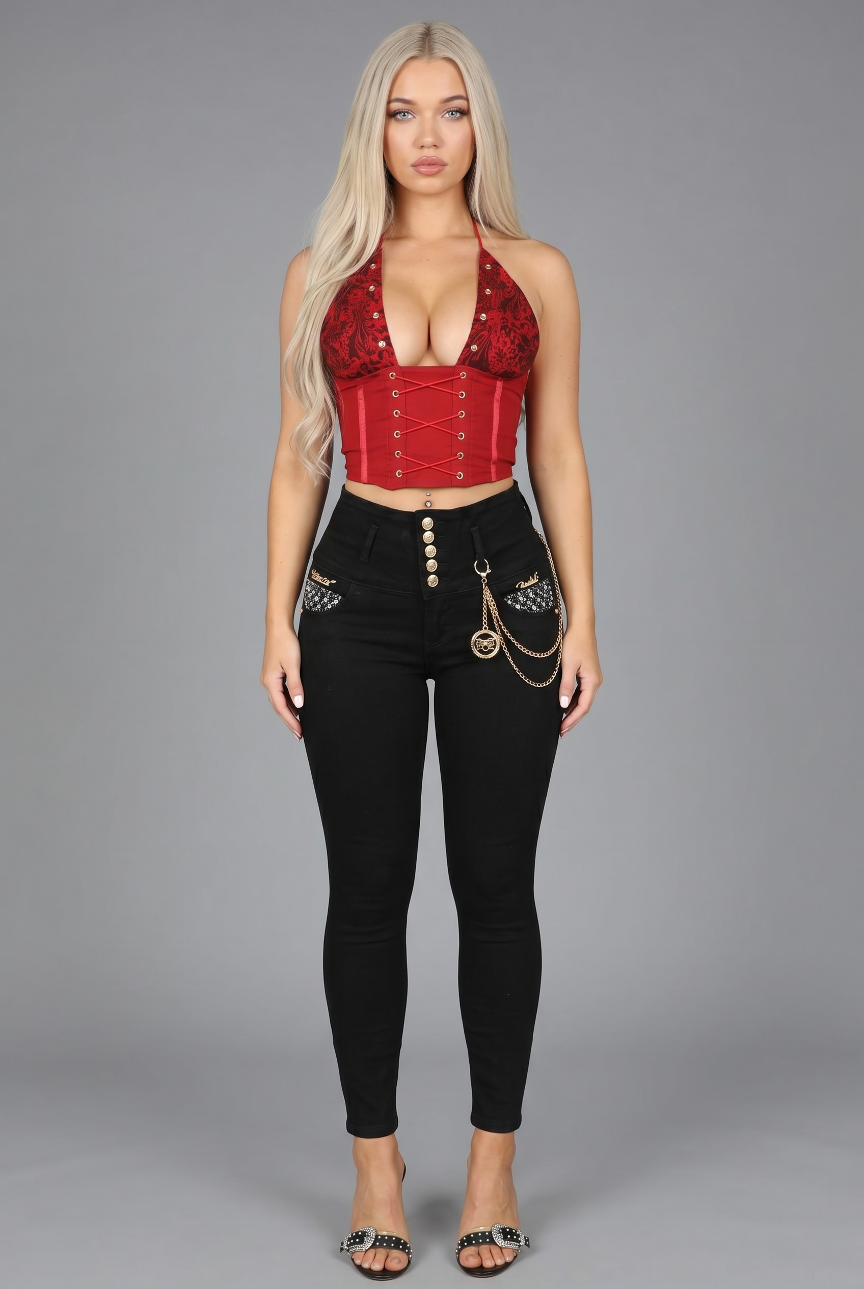 Colombian Push-Up High Waist Skinny Jeans