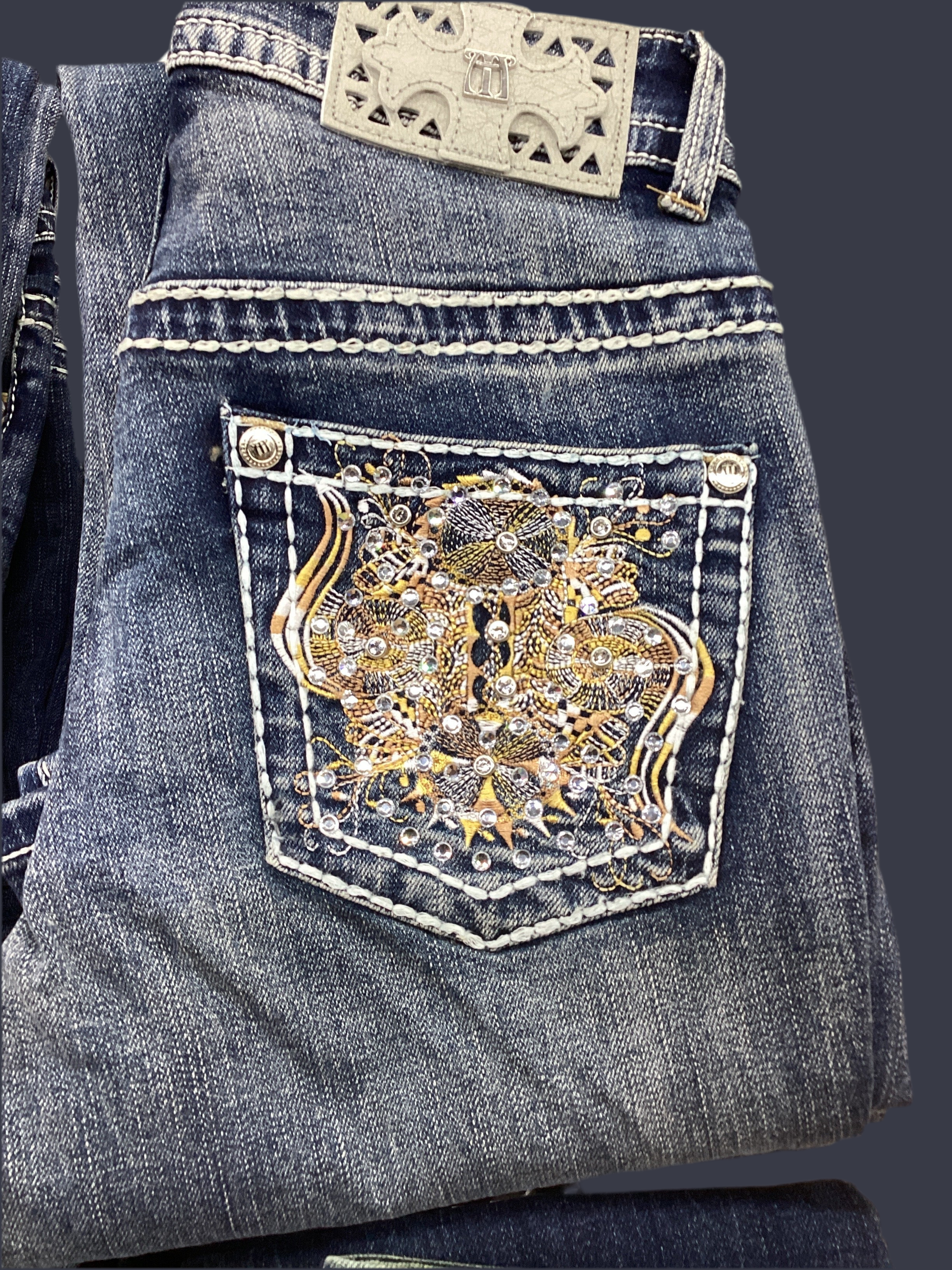 Meet me medium blue jeans