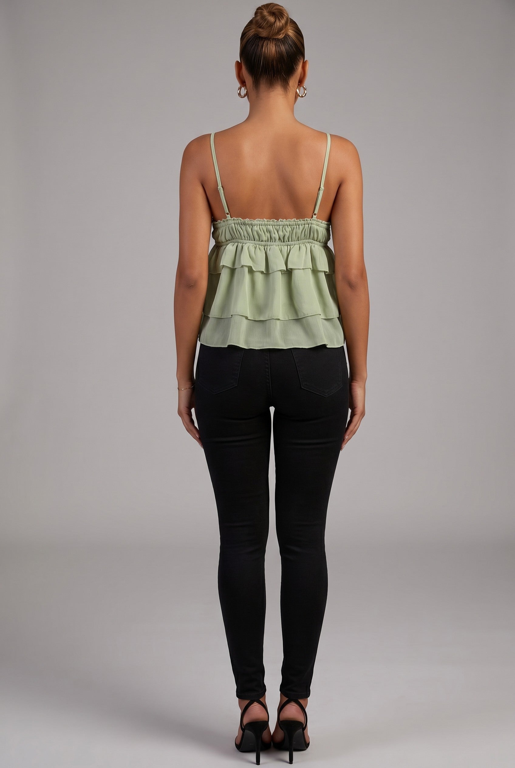 Celestine Ruffle Chiffon Cami Top