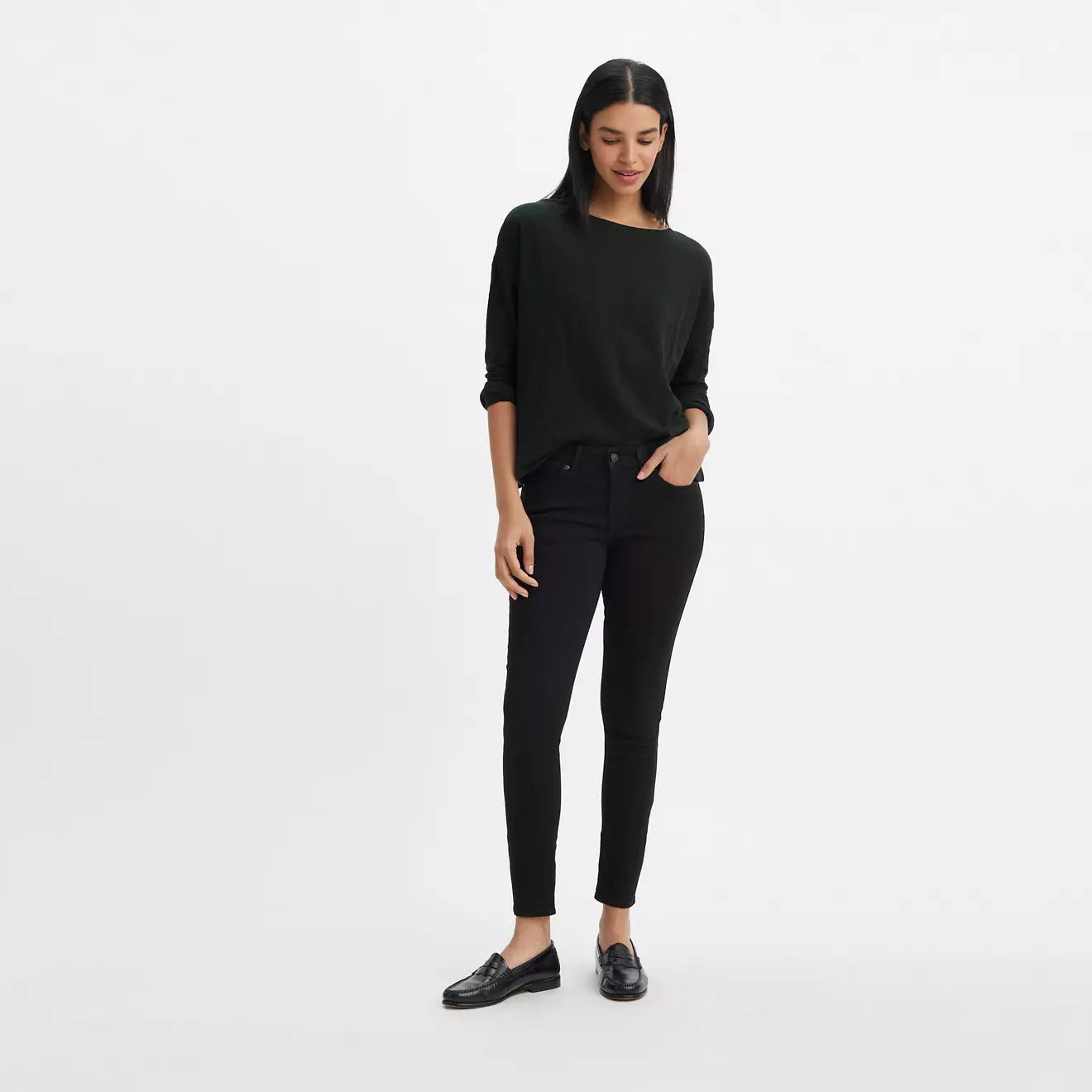 Levi's 711 Skinny Mid Rise Jeans - Bella Moda Latina