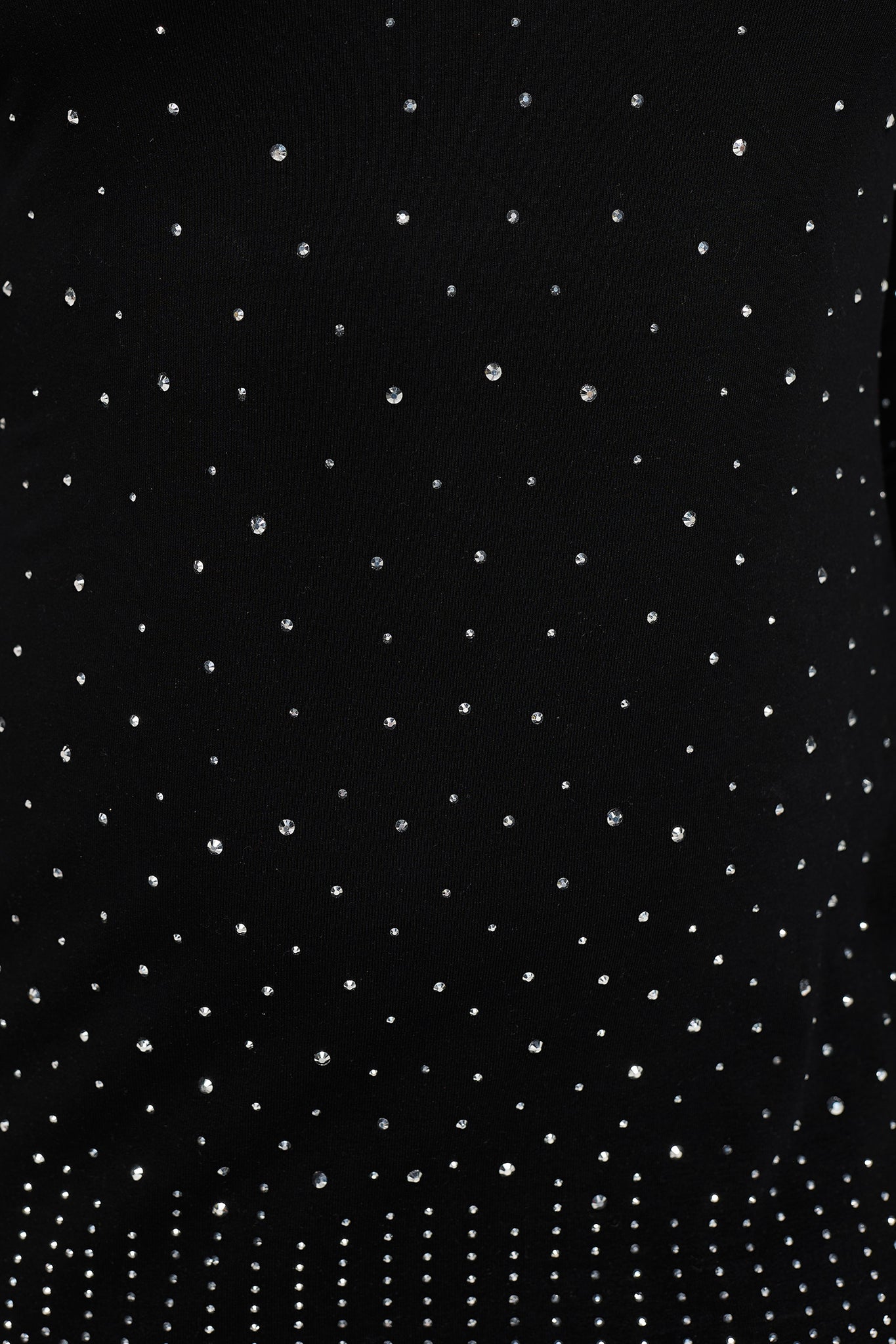 Long Sleeve Rhinestone Dress