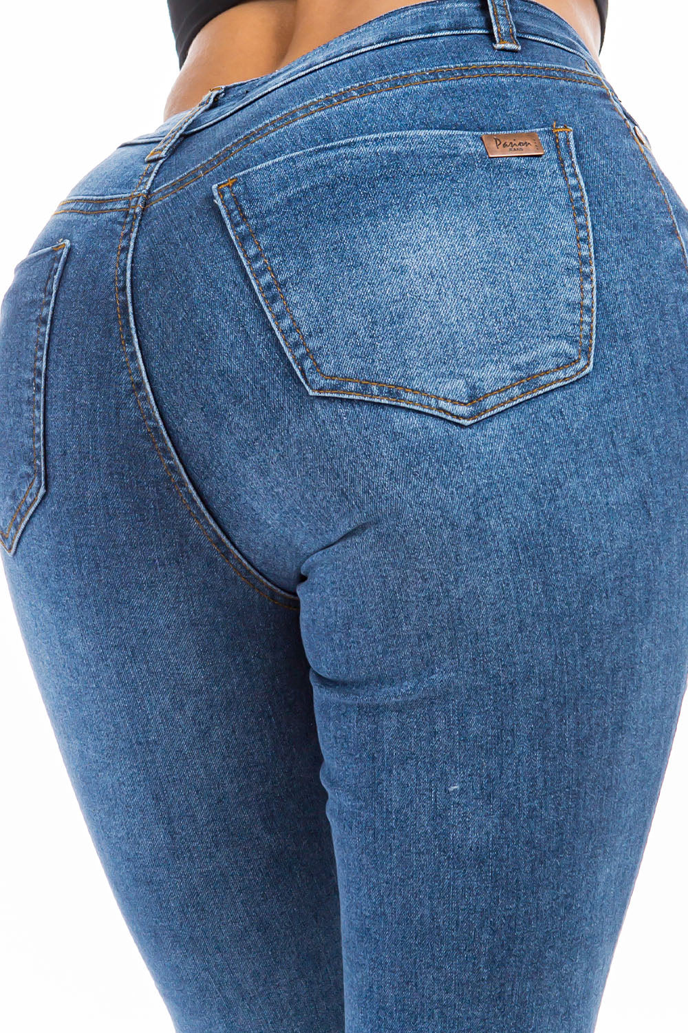 Vintage Distressed High-Rise Skinny Jeans