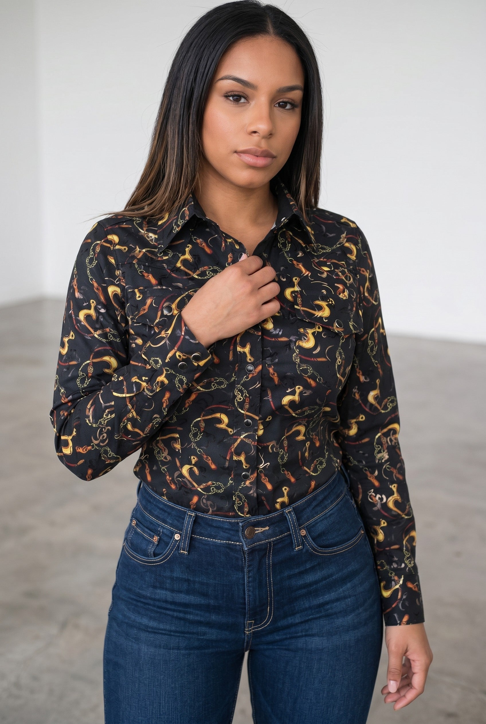 Ace Of Diamond Western Shirt