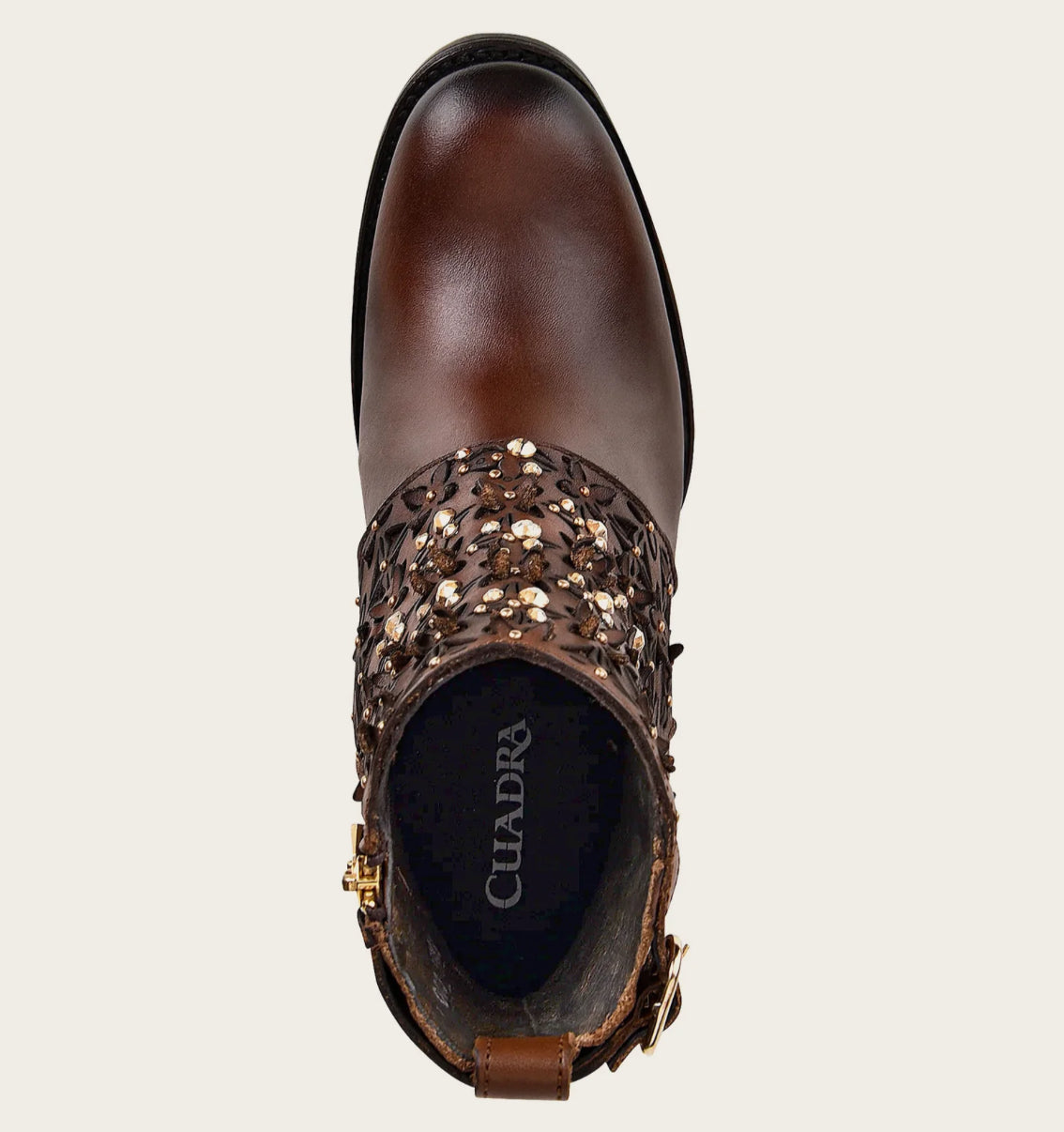 LD LASER & CRYSTAL ROUND TOE - Vella Moda