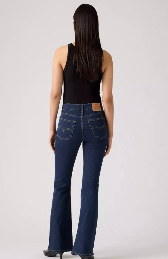 Bella Moda Latina 726 High Rise Flare jeans showing a close-up of the denim fabric and flare leg style.