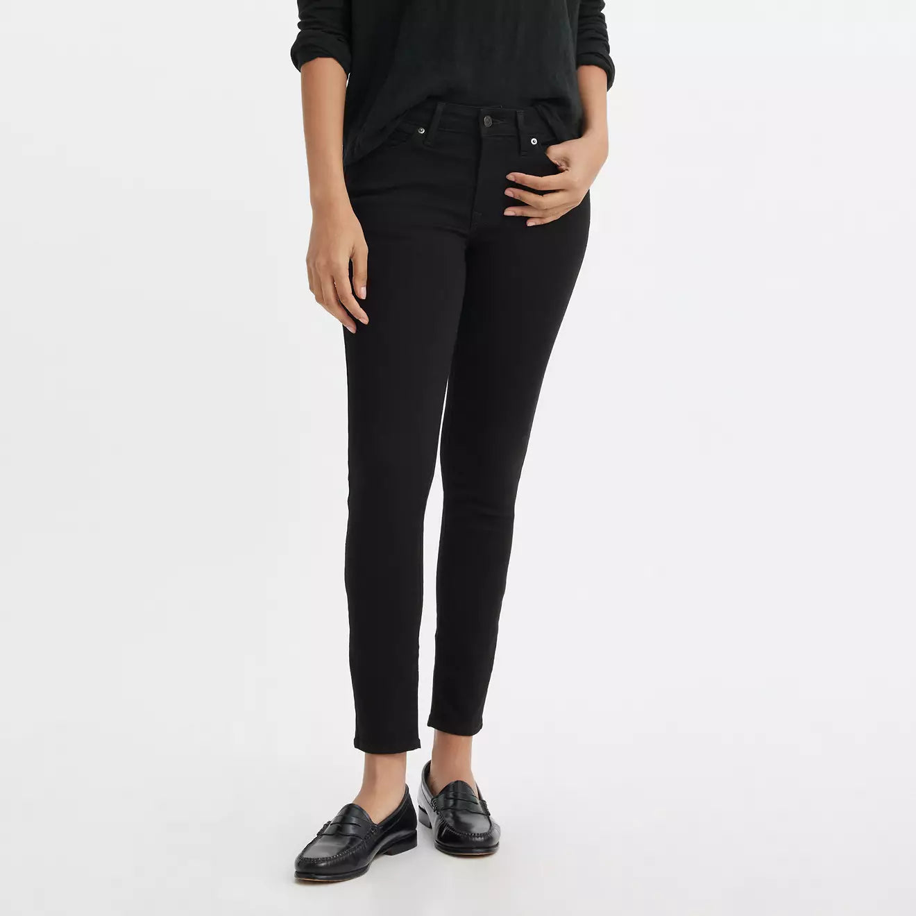 Levi's 711 Skinny Mid Rise Jeans - Vella Moda