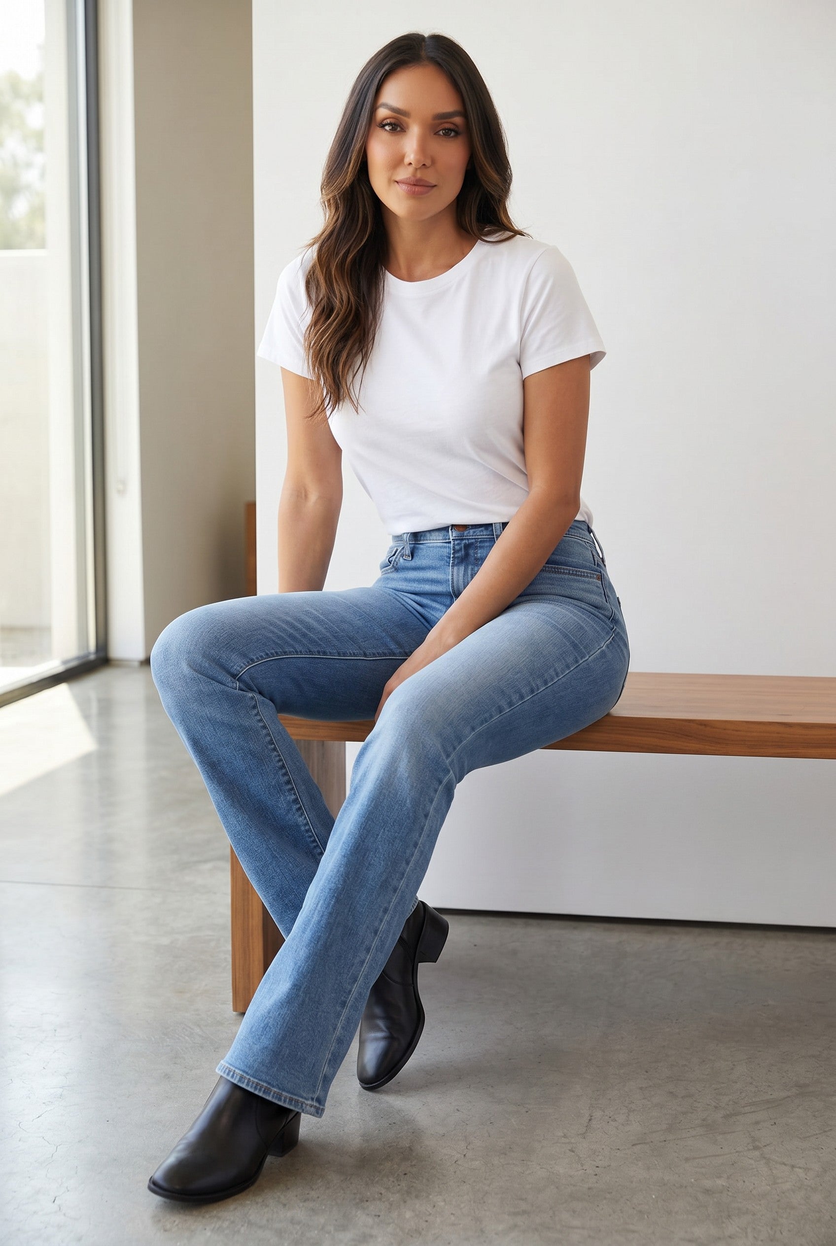 Levi's 725 High-Rise Bootcut Jeans – Medium Wash