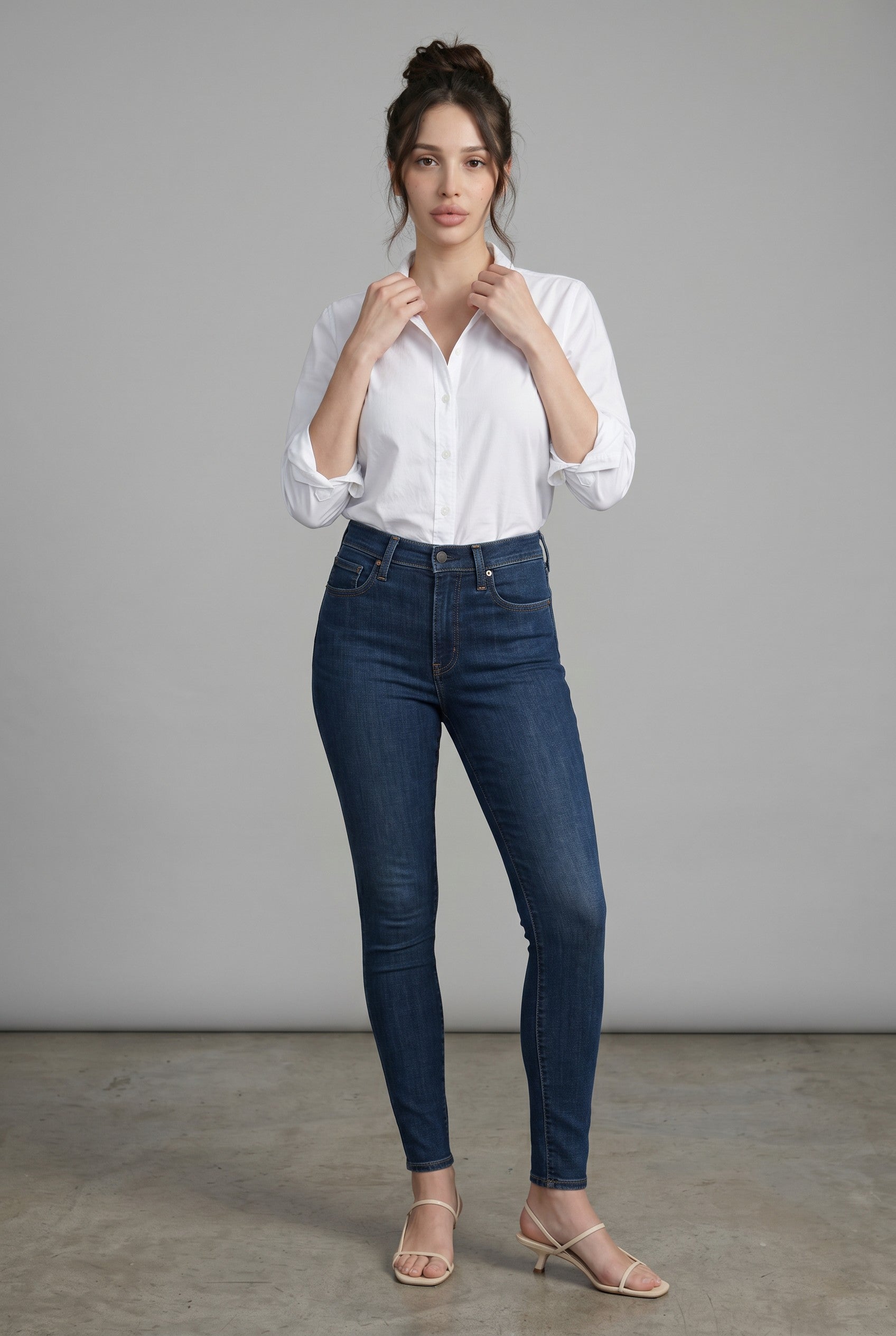 Levi's 721 High Rise Skinny Jeans – Dark Wash