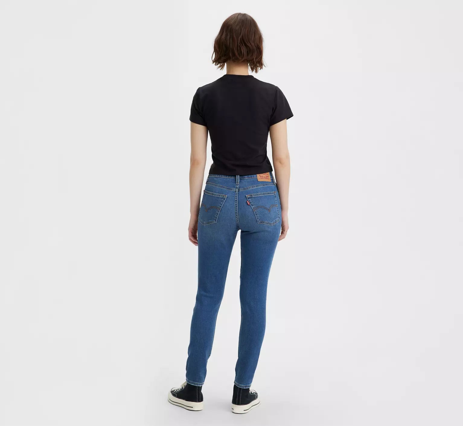 Levi's 721 High Rise Skinny Straight Through - Dark Wash - Vella Moda