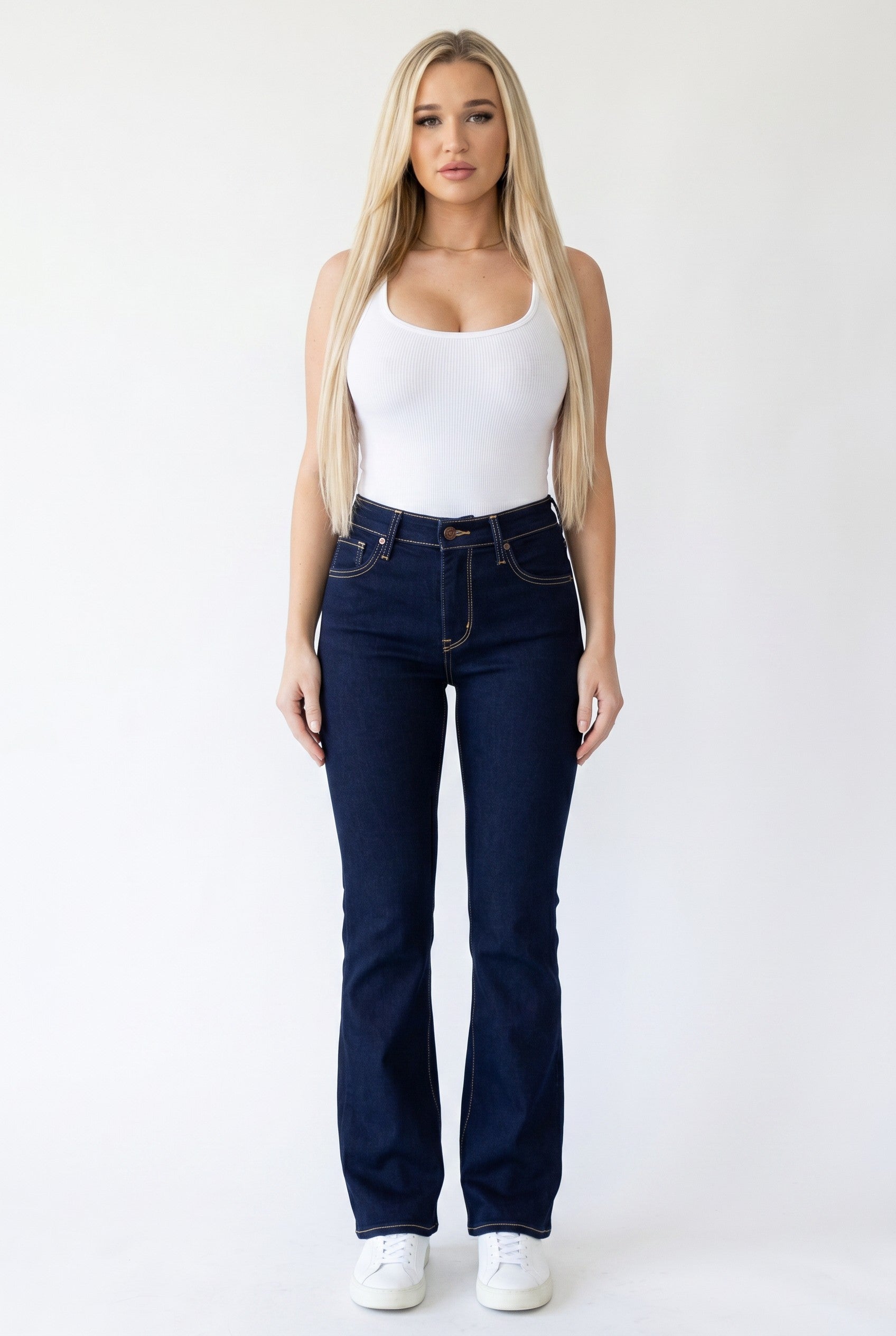 Levi's 725 High-Rise Boot Cut Jeans - Cast Shadows - Dark Wash