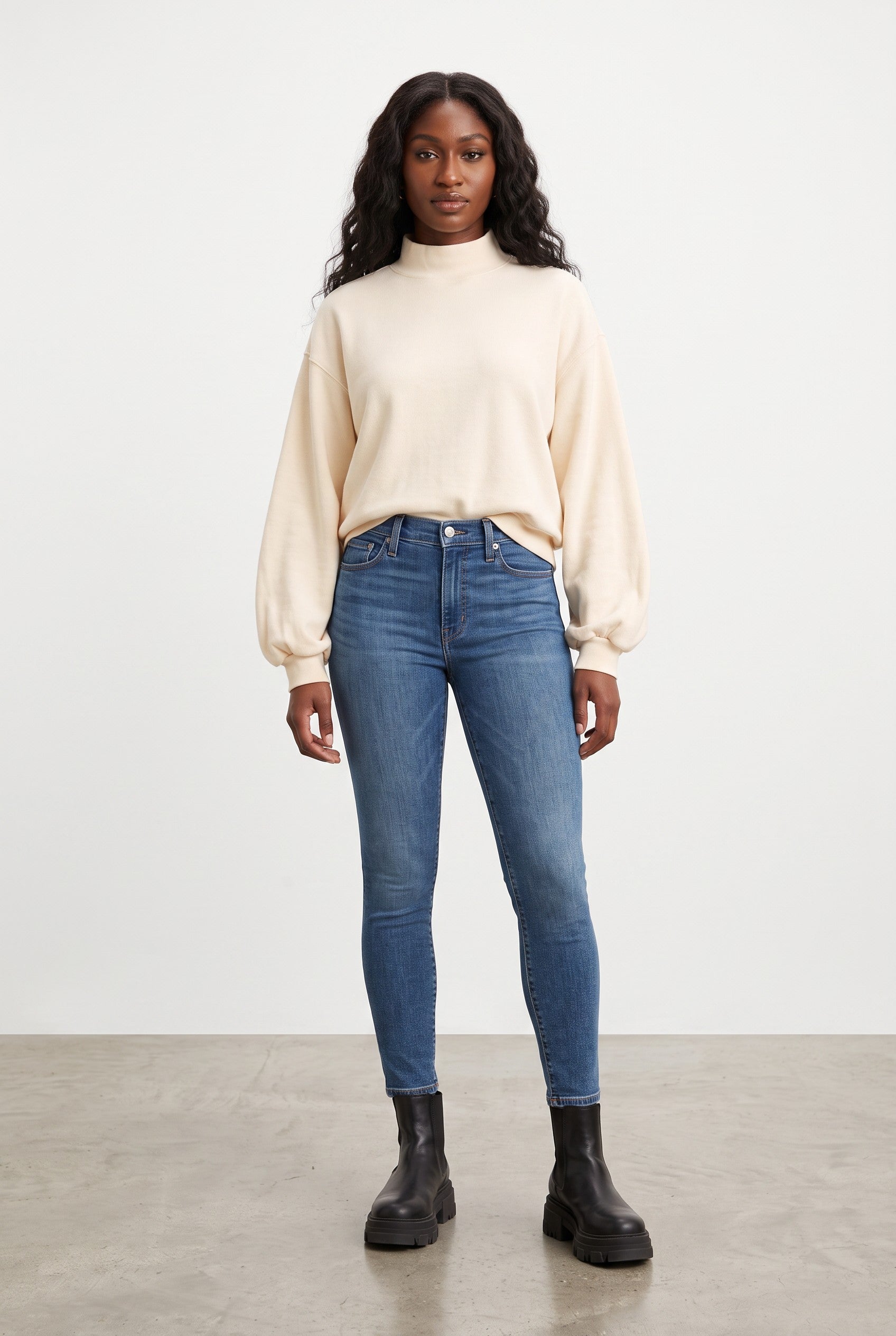 Levi's 711 Mid-Rise Skinny Jeans – Lapis Hay