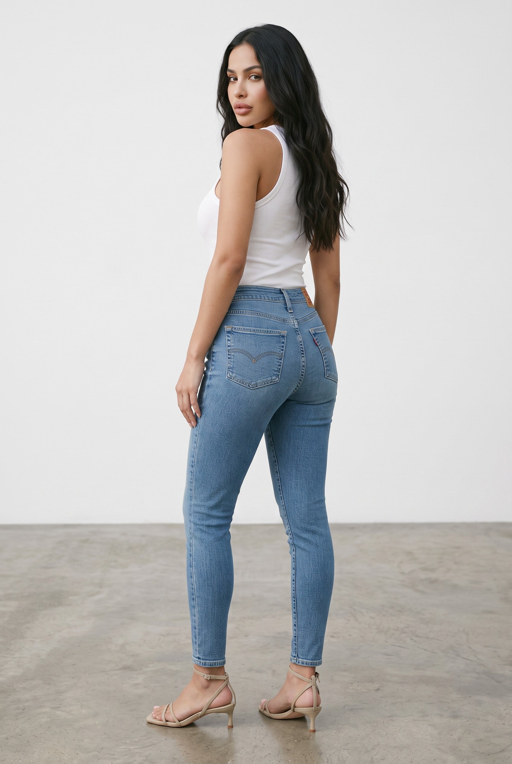 Levi's 721 High-Rise Skinny Jeans – Eternal Indigo Mid Wash