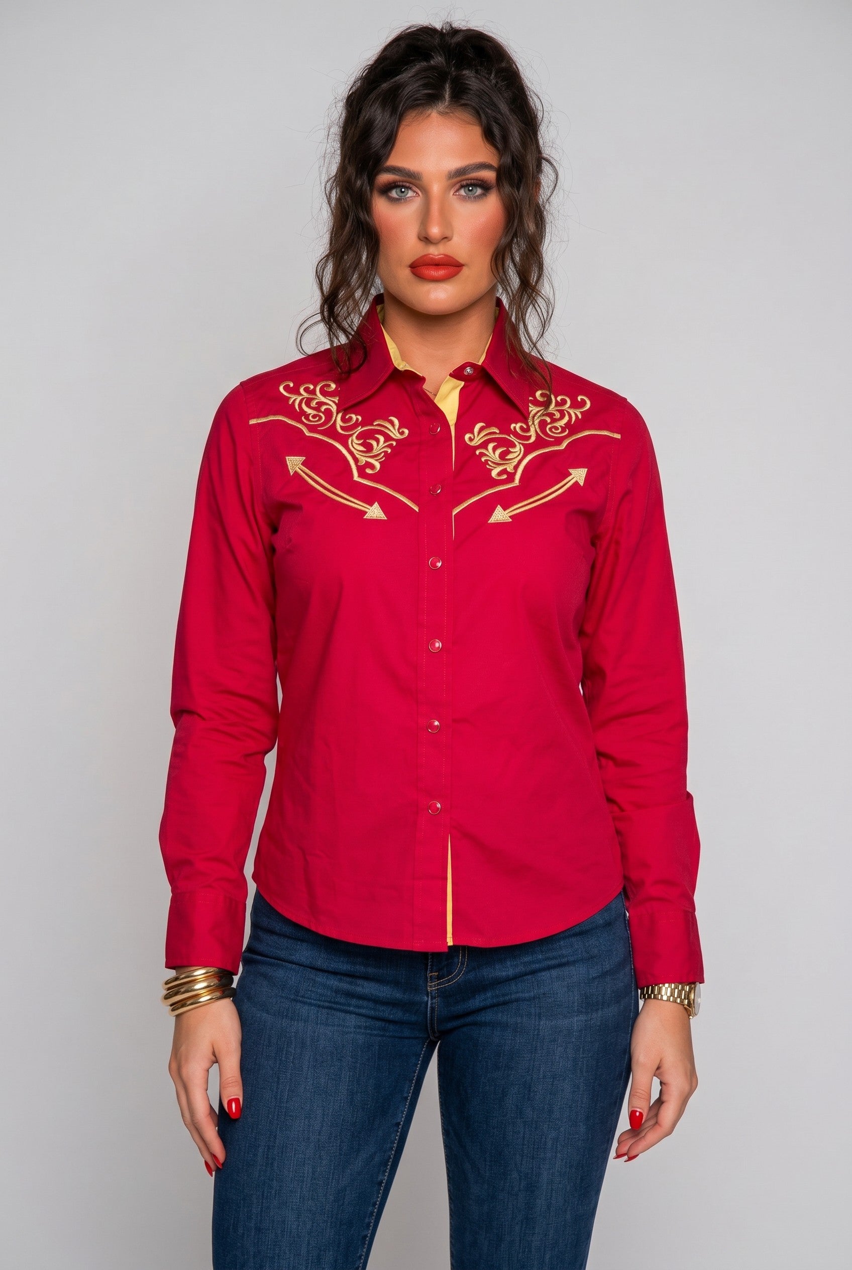 Patrona Embroidered Western Shirt