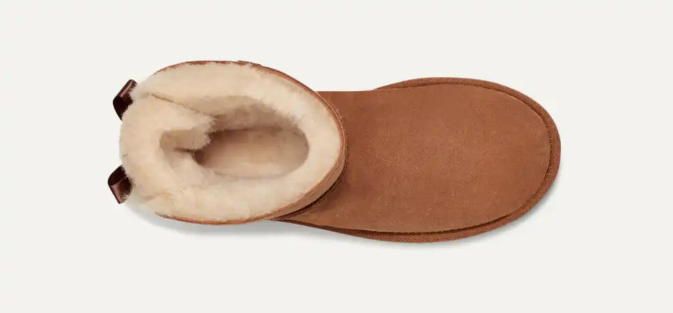 UGG Women's Mini Bailey Bow II Boot - Chestnut