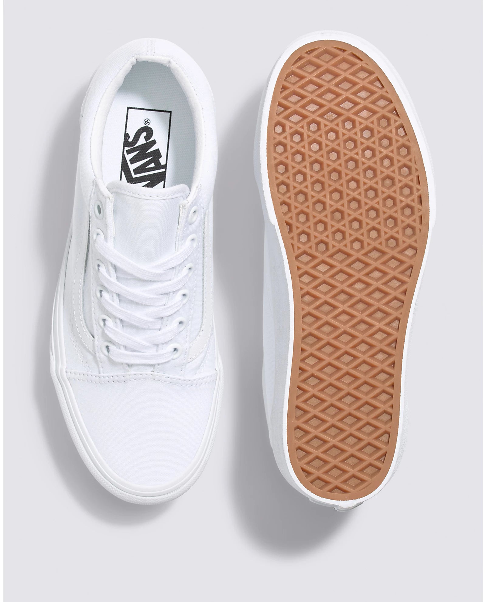 Bella Moda Latina Old Skool Stackform sneakers in black with white soles, featuring a stylish, casual design.