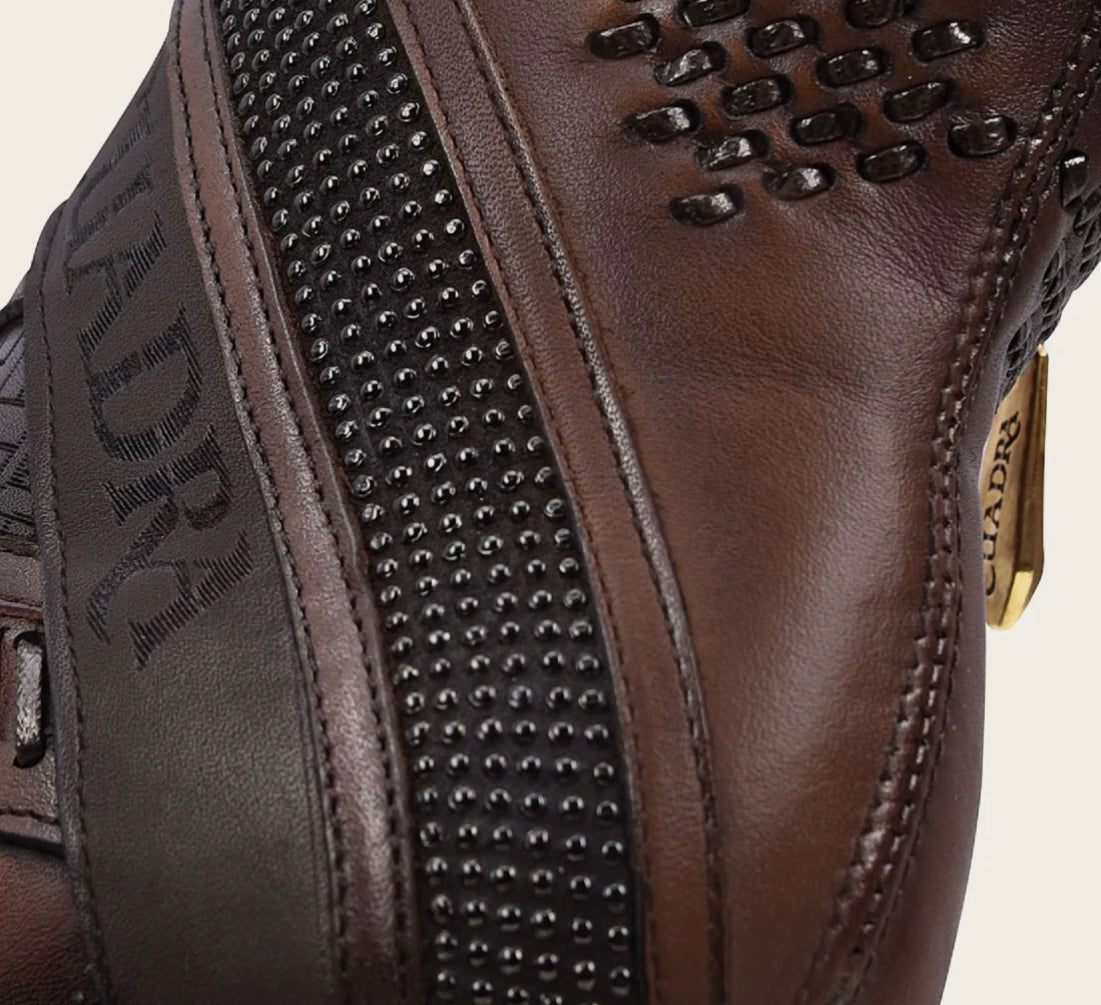 LD HONEY LASER & WOVEN ROUND TOE - Vella Moda