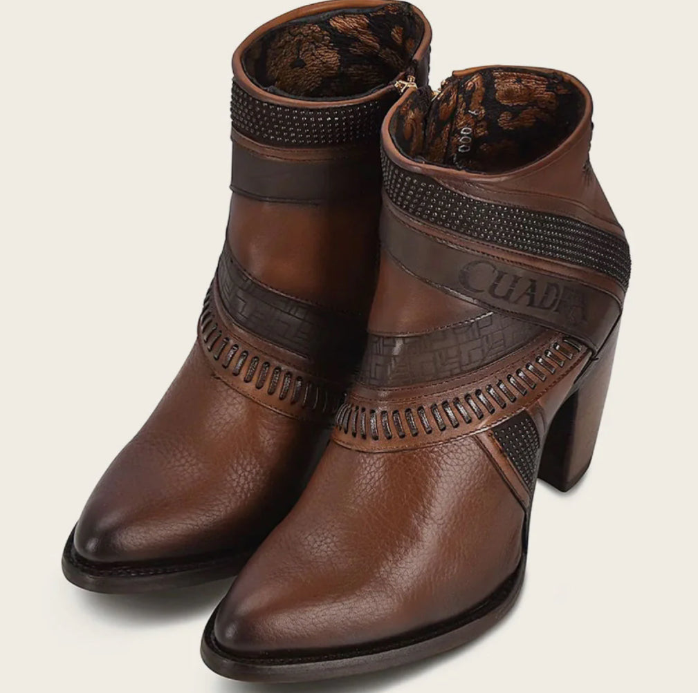 LD HONEY LASER & WOVEN ROUND TOE - Vella Moda