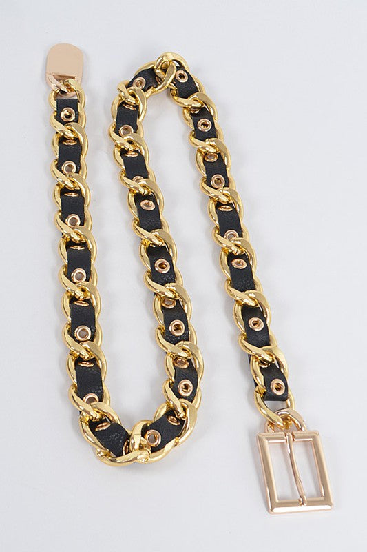Chain Fashion Belt - Vella Moda