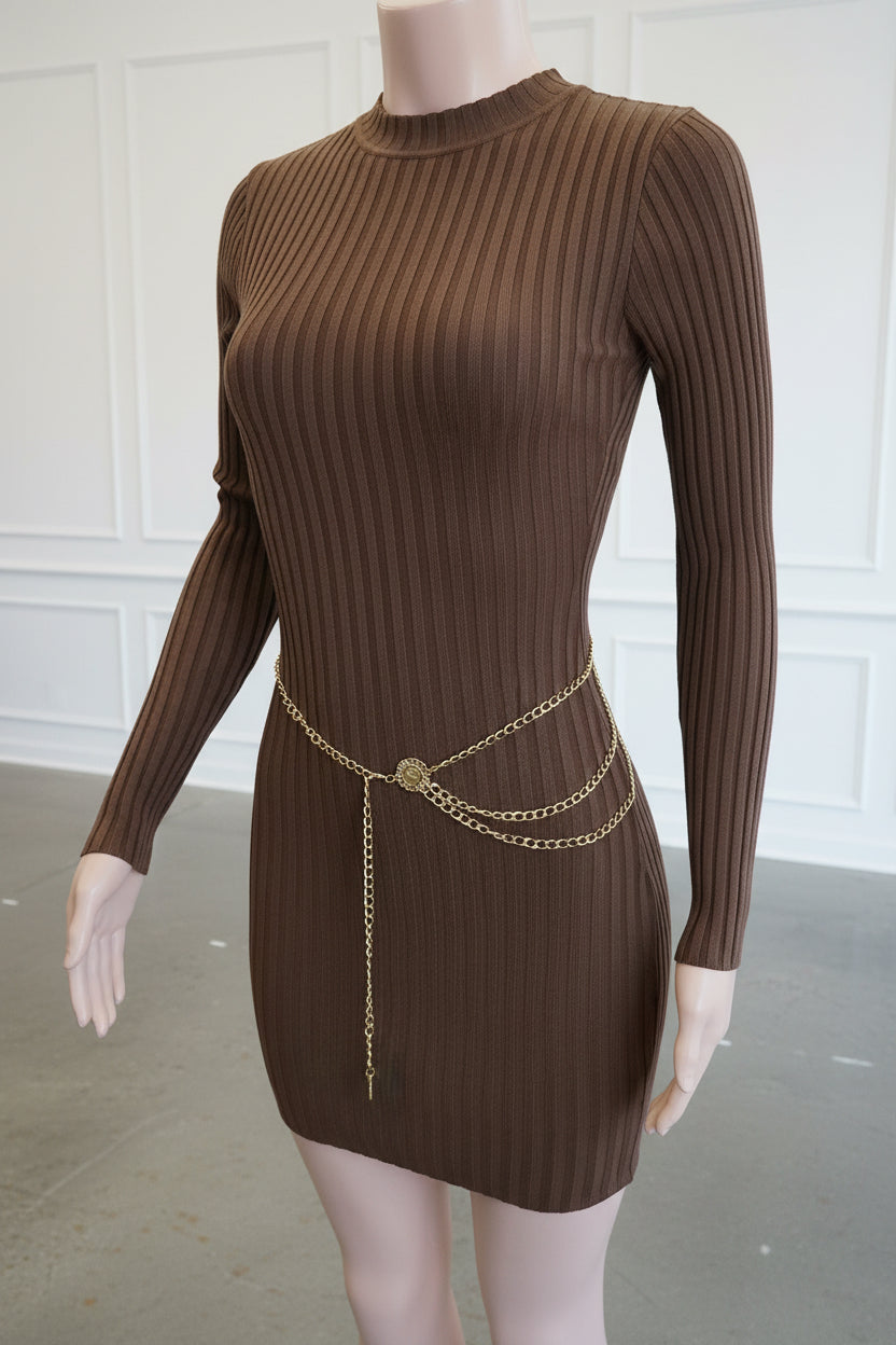 Women Long Tassel Waist Chain Belt