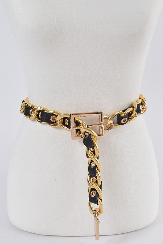 Chain Fashion Belt - Vella Moda