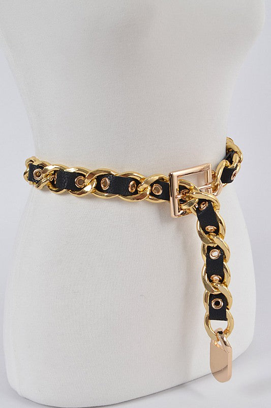 Chain Fashion Belt - Vella Moda