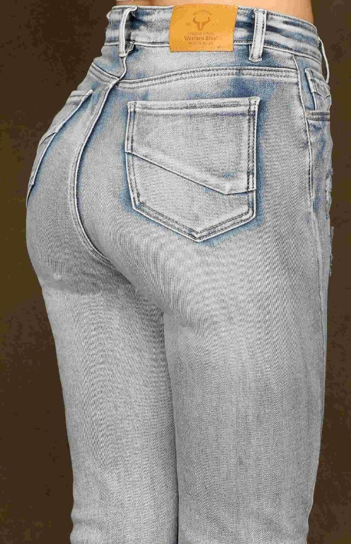 Women's 5 Pockets Mom Fit Jeans