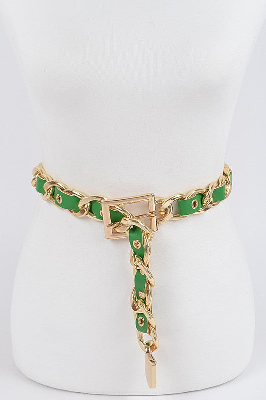 Chain Fashion Belt - Vella Moda