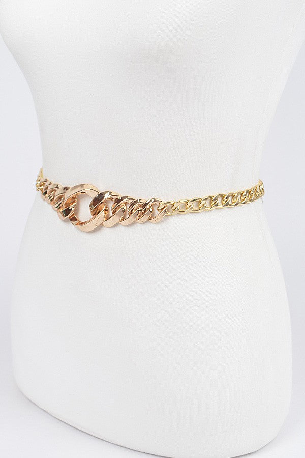Chunky Curb Chain Link Belt