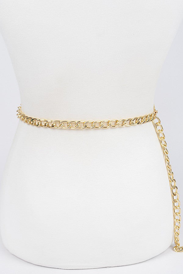 Chunky Curb Chain Link Belt