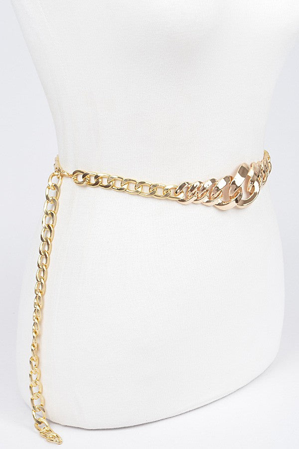 Chunky Curb Chain Link Belt