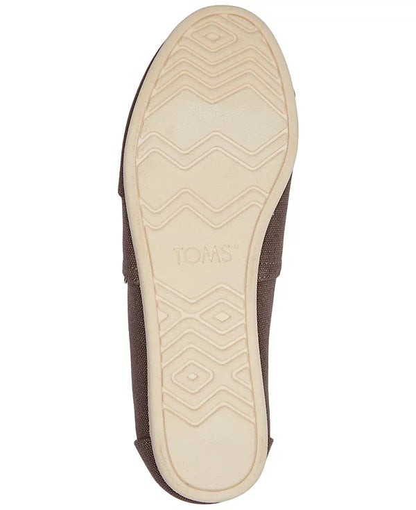 TOMS Alpargata Slip-On Flats - Ash