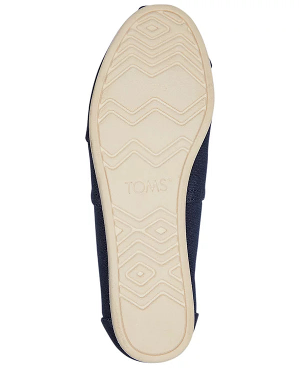 TOMS Alpargata Slip-On Flats - Navy
