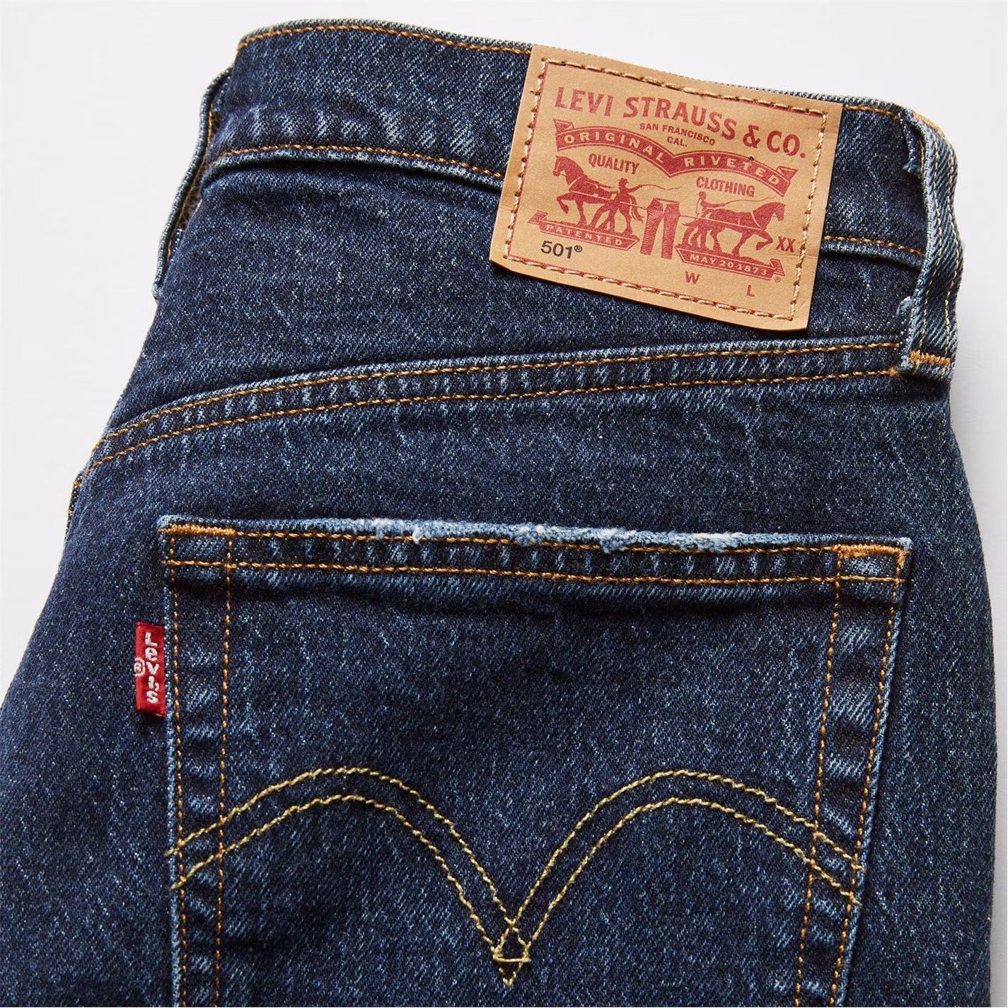 Levi's 501 Original Straight-Leg Jeans – Salsa Dark Wash