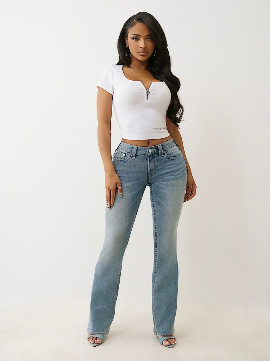 True Religion BECCA MID RISE BOOTCUT JEAN