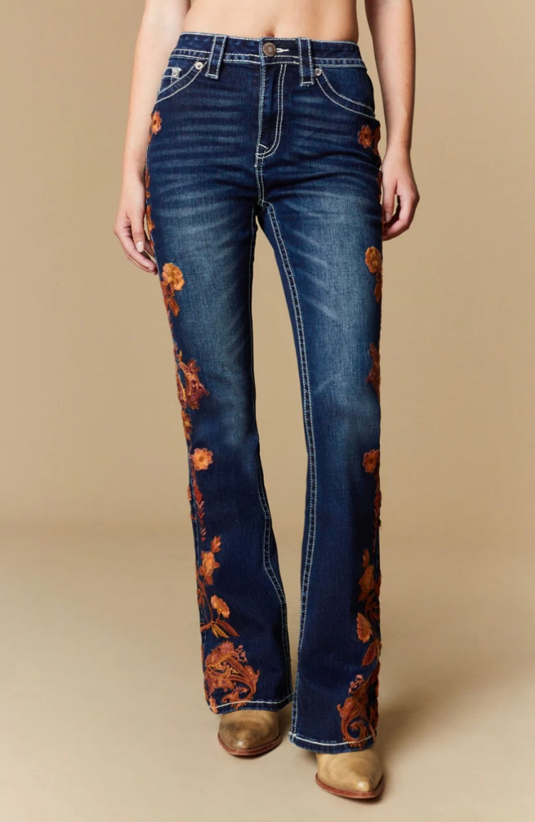 Women's Embellished Bootcut Jeans
