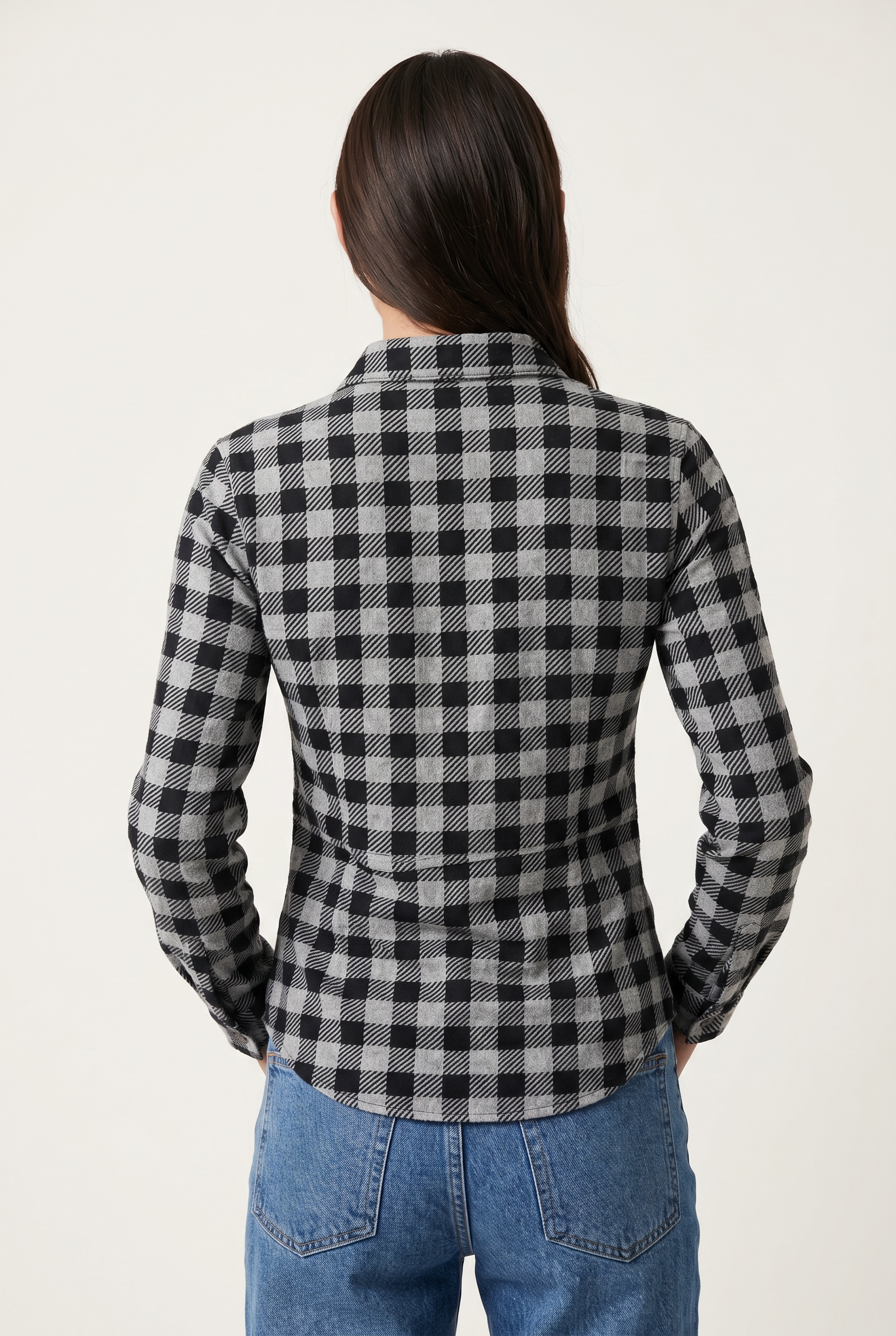 Essential Plaid Button-Up Flannel Shirt