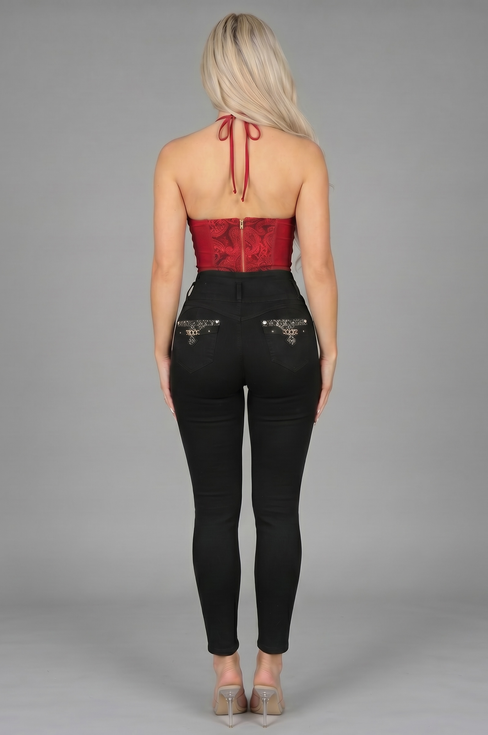 Colombian Push-Up High Waist Skinny Jeans